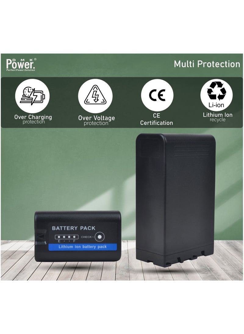 DMK Power BP-U90 Higher Capacity (13500mAh) Rechargeable Battery Compatible With Sony PMW-100, PMW-150, PMW-160, PMW-200, PMW-300, PMW-EX1, PMW-EX1R, PMW-EX3, PMW-EX160, etc., Camcorders