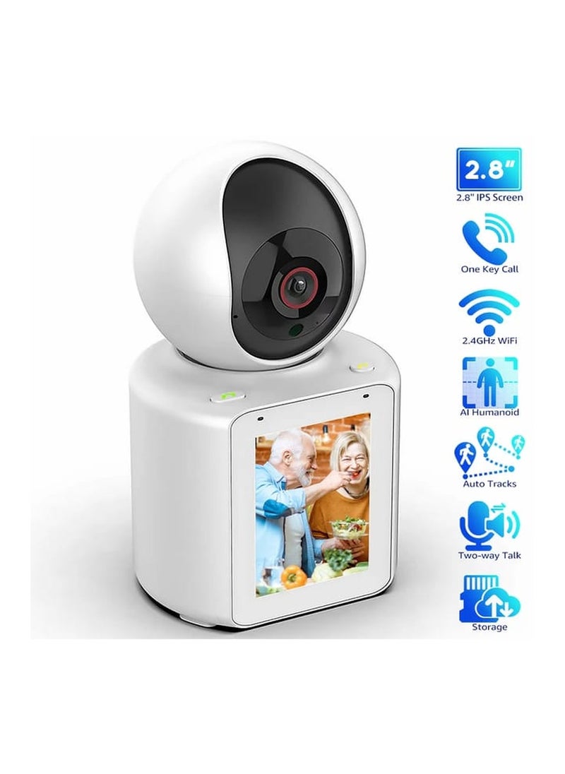 Full HD WIFI Video Calling PT Camera With One-Click Call Anthropomorphic Detection And Infrared Night Vision By Mobile APP