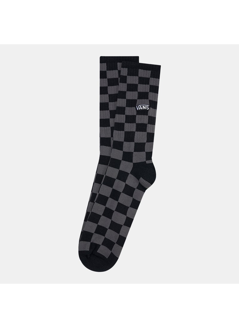 Men's Checkerboard Crew Socks