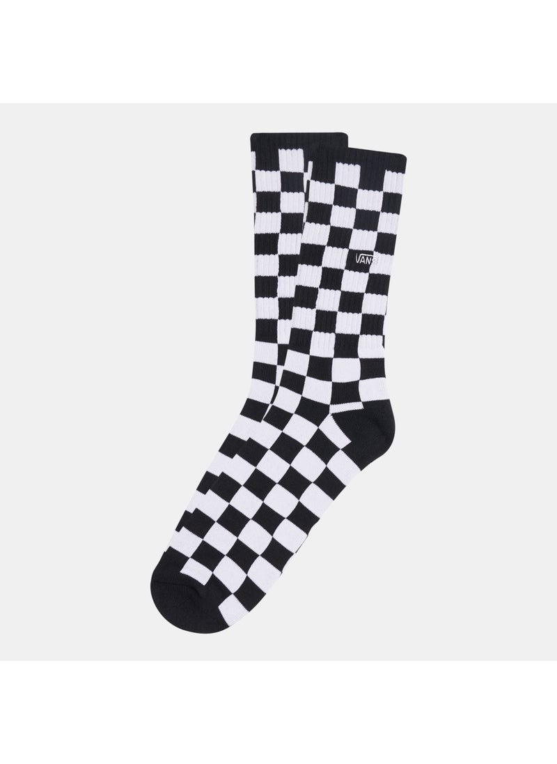 Checkerboard Crew Socks