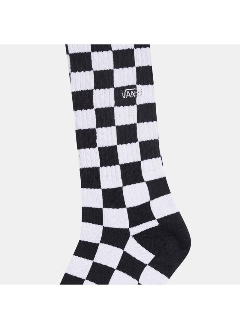 Checkerboard Crew Socks
