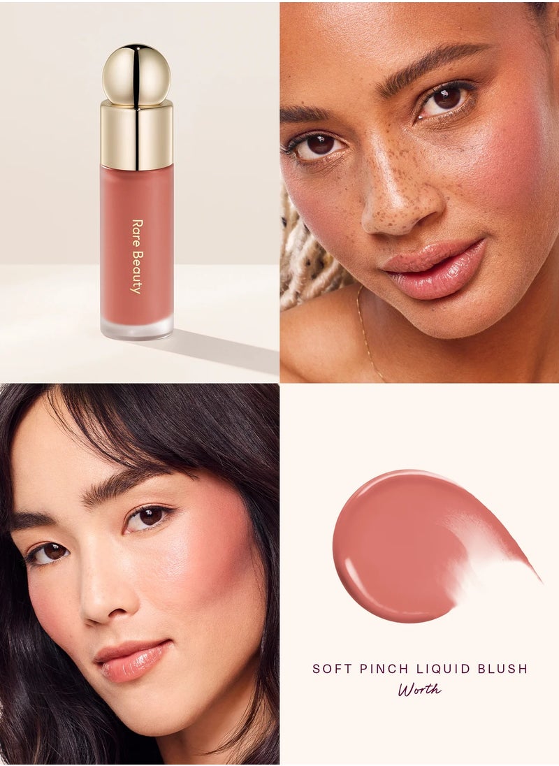 Rare Beauty Soft Pinch Matte Liquid Blush Worth (True Rose) 7.5g Long Lasting & Lightweight