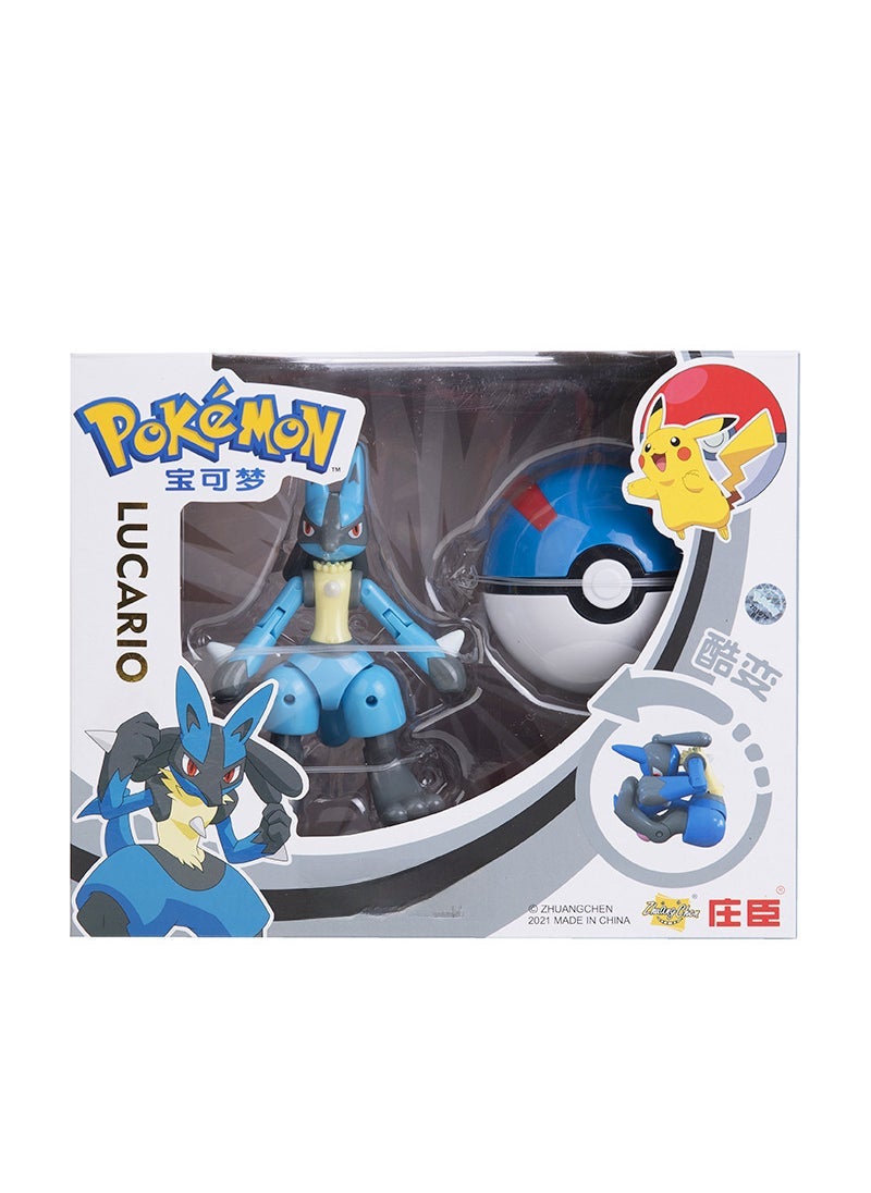 Authentic Pokémon Transforming Figures Gift Lucalio