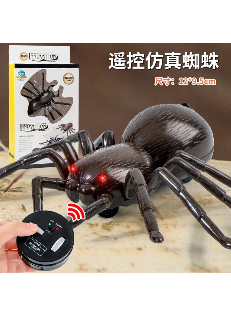 Remote Control Prank Snake Spider Toy 9991 remote control Spider [dark brown]]