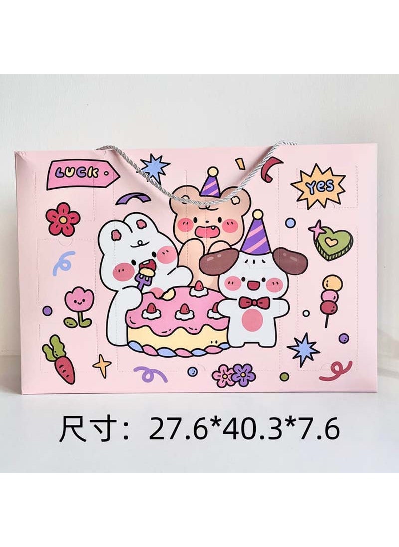 DIY Surprise Gift Blind Box Punch Toy (empty box) hole hole music gift box-cake family photo