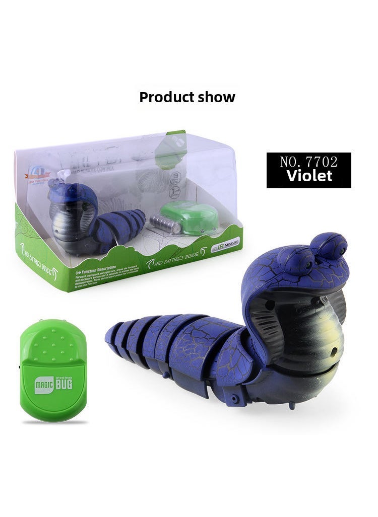 Remote Control Prank Toys Snake Cockroach Spider 7702B purple 105g volume weight 1006G
