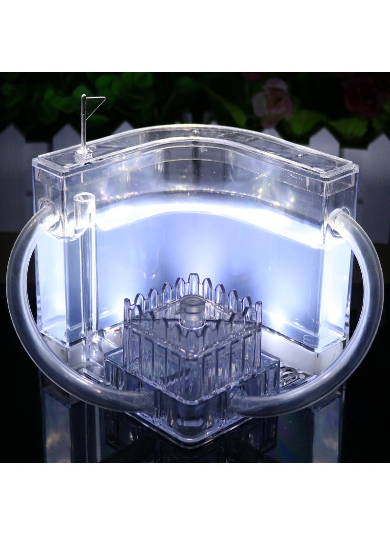 2023 Ant Castle Ant Workshop Manor Farm science and education observation toy Ant Nest Villa ant queen sand nest box White + night light