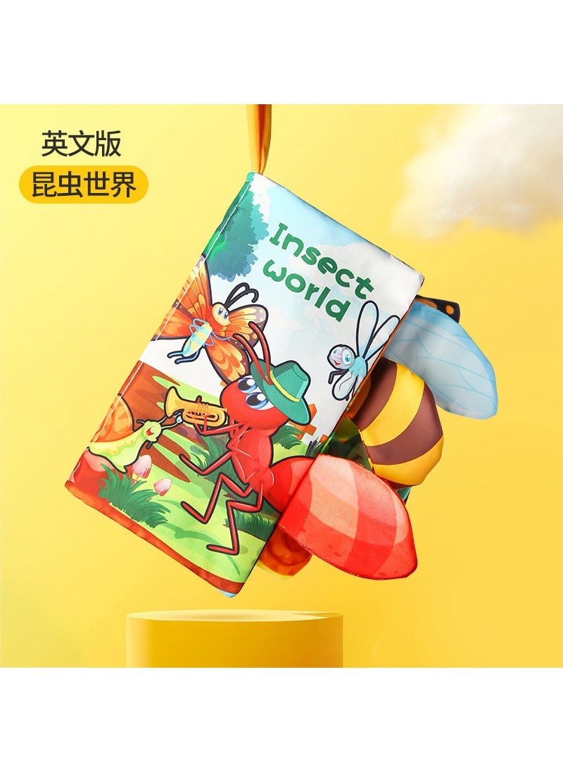 Early Education Fabric Book for Babies The new [English] insect series (6 pages and 12 sides containing a sound paper BB device)
