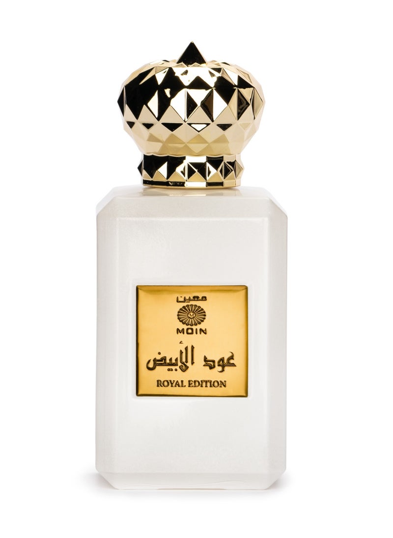 Oud Al Abiyad Perfume 100ml - Sophisticated Unisex Scent with Musk, Honey, Rose & Light Woody Undertones for All-Day Elegance