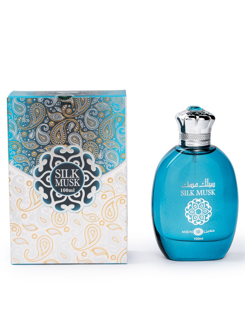 Silk Musk Eau de Parfum 100ml - Sophisticated Musk, Rose & Honey Blend - Light Woody Base - Perfect Luxury Gift for Men and Women - Long Lasting Scent