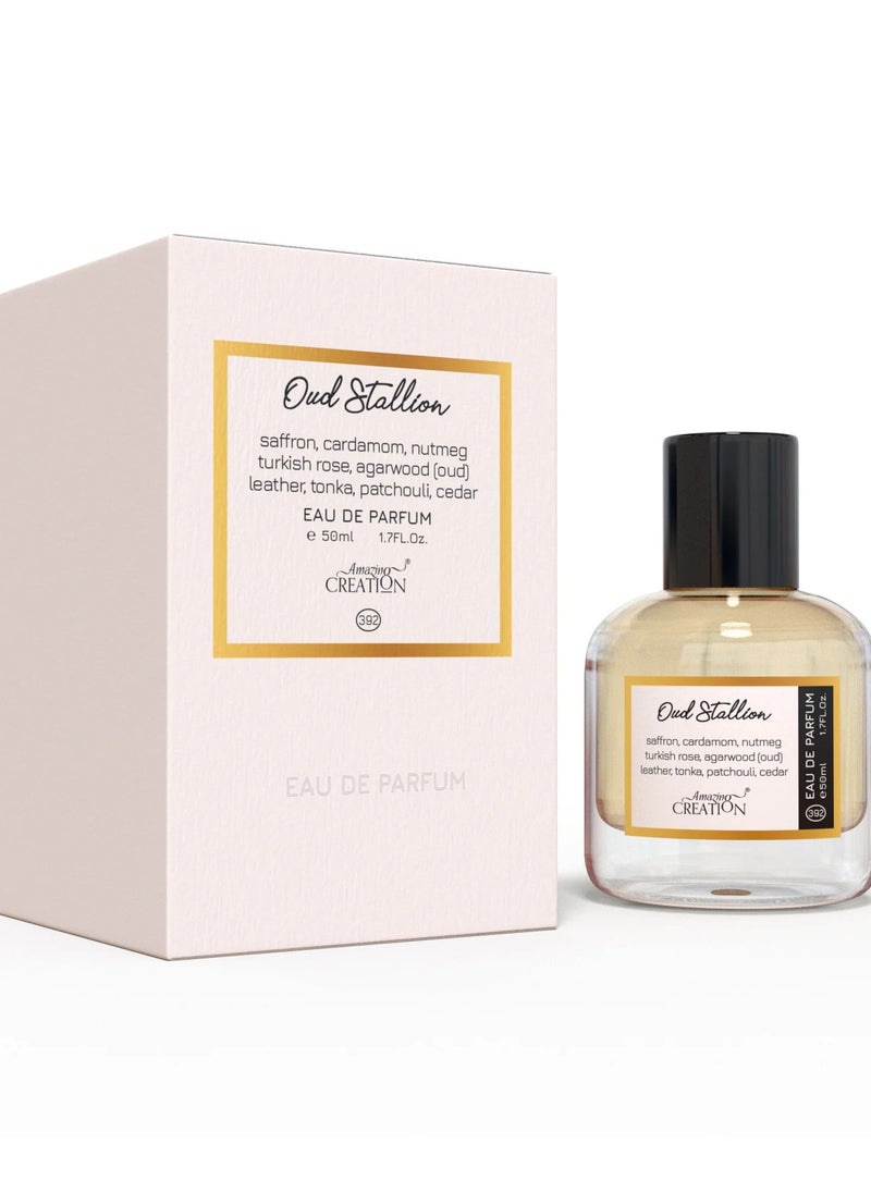 Amazing Creation Oud Stallion EDP For Unisex PFB0392, 50ml