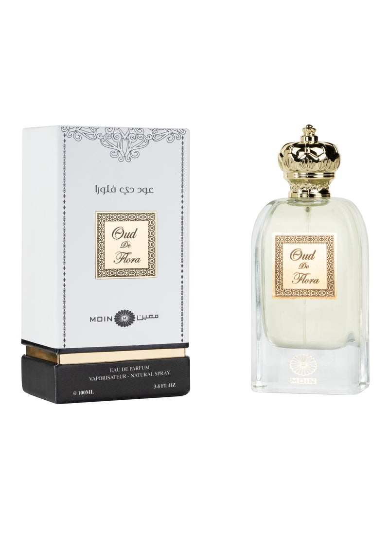 Oud De Flora Luxury Perfume for Men & Women Fresh Citrus100ml - Floral & Musk Notes - Long Lasting Fragrance - Ideal for Day or Night Wear - Perfect Gift for Special Occasions