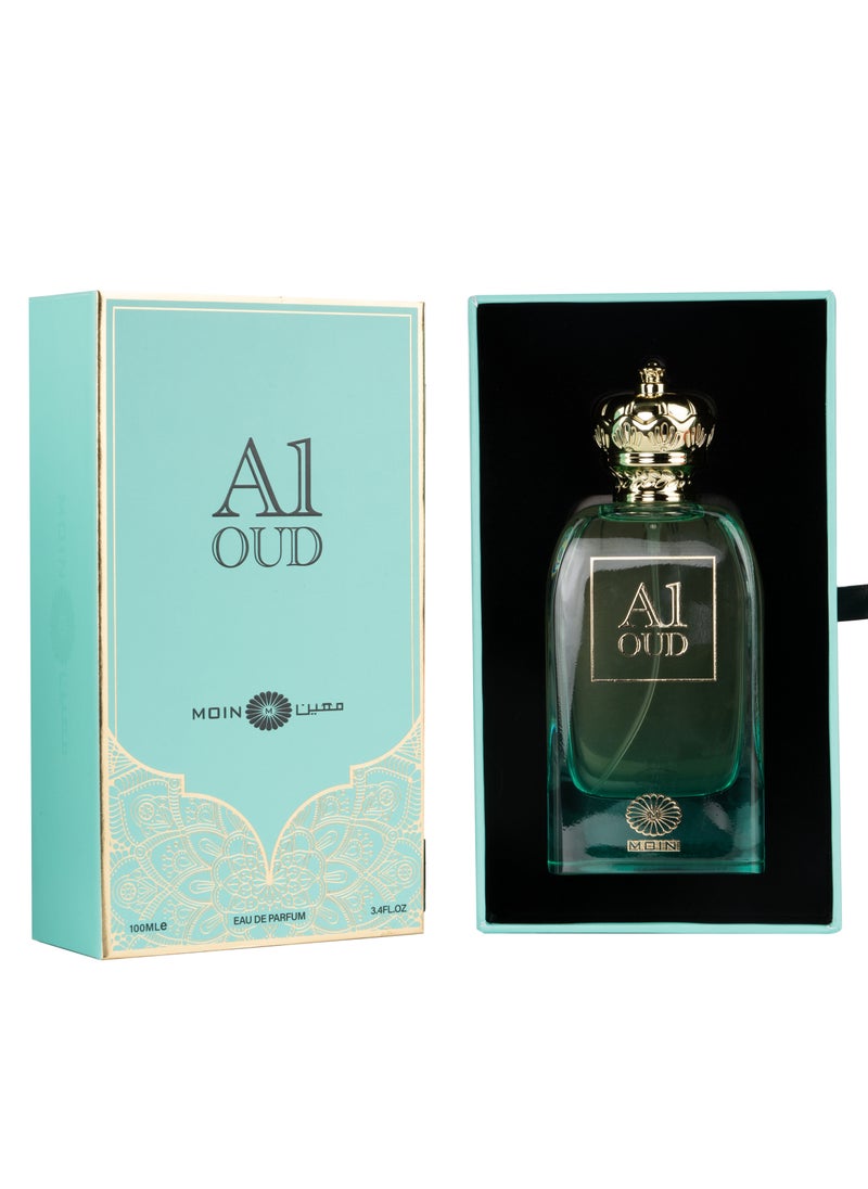 A1 Oud Perfume 100ml - Luxurious Rose, Oud, Amber & Patchouli Fragrance for Men & Women - Long Lasting Woody & Floral Scent - Elegant & Sophisticated Gift Idea