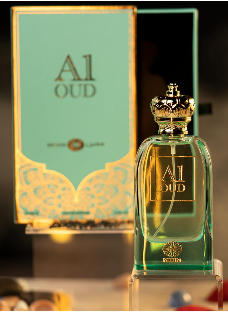 A1 Oud Perfume 100ml - Luxurious Rose, Oud, Amber & Patchouli Fragrance for Men & Women - Long Lasting Woody & Floral Scent - Elegant & Sophisticated Gift Idea