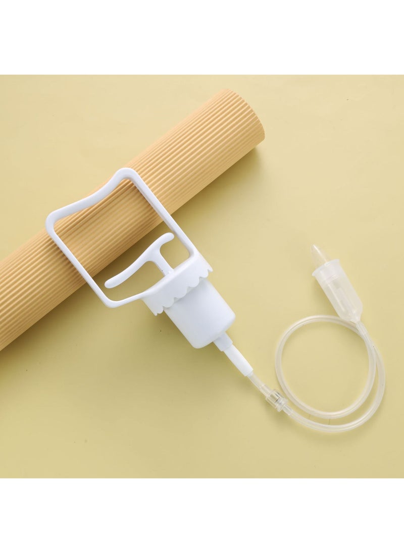 Babys Manual Hand-pulled Negative Pressure Nasal Suction Cleaner for Newborns, Babies and Childrens Nasal Congestion and Sniffy Feces Suction Cleaner White Chinese neutral packaging
