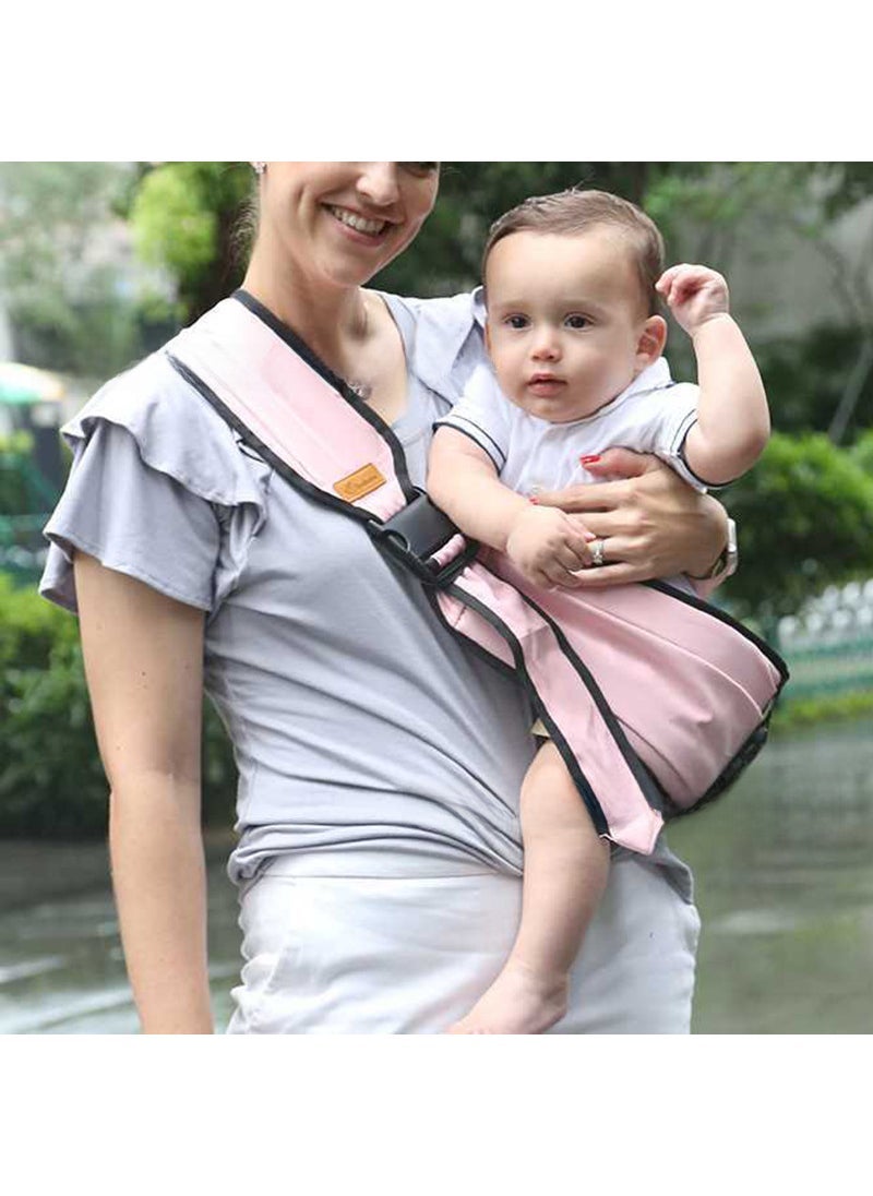 Baby Carrier Breathable Newborn Sling Waist Stool Cloth-Pink
