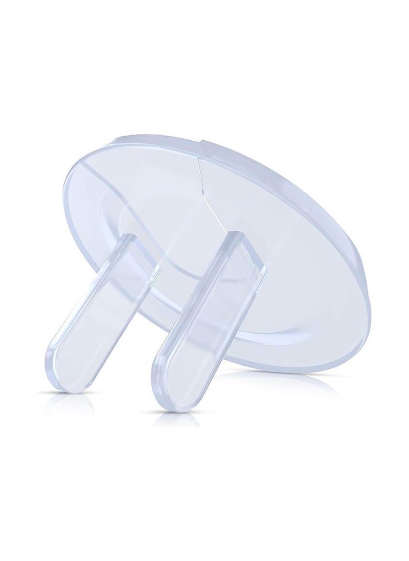 1 x 5 pcs Baby Proof Outlet Cover Safety Caps Transparent beauty gauge