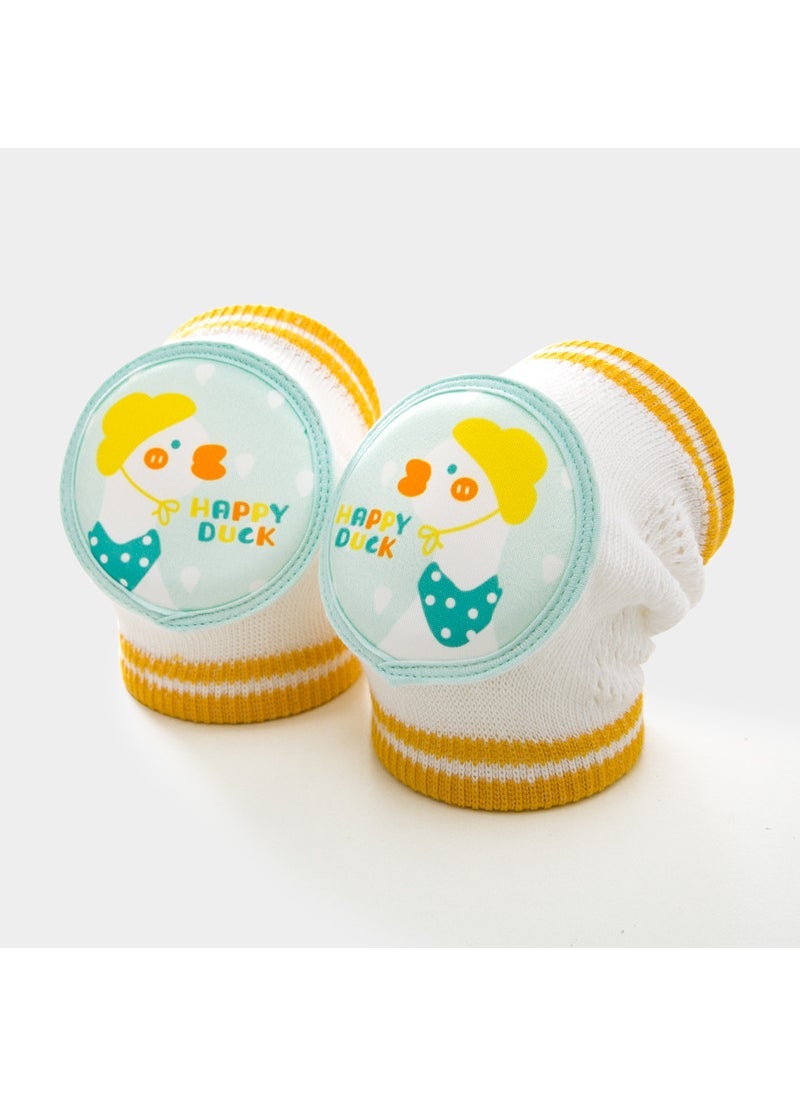 New Baby Knee Pads for Crawling Yellow Hat duckling