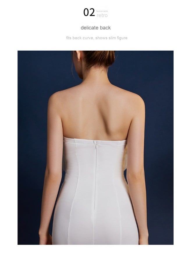 Elegant Hepburn Style Evening Gown