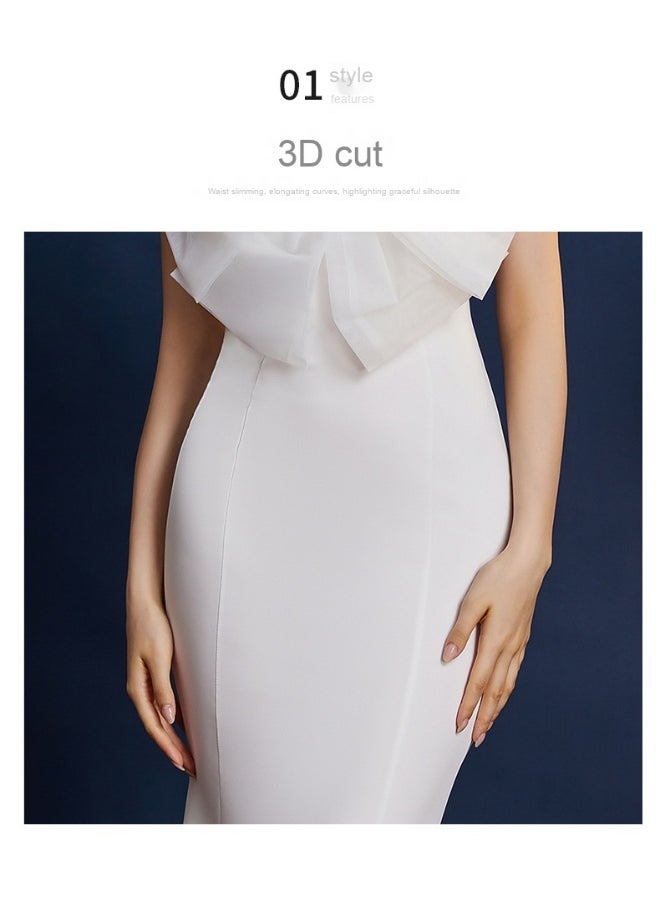 Elegant Hepburn Style Evening Gown