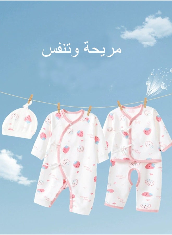 21PCS Newborn Baby Gift Set, Newborn Layette Gift Set for Boys and Girls, Babies Essential Clothes Accessories with Baby Blanket, 100% Premium Cotton, for Spring Summer Autumn Winter Four Seasons
