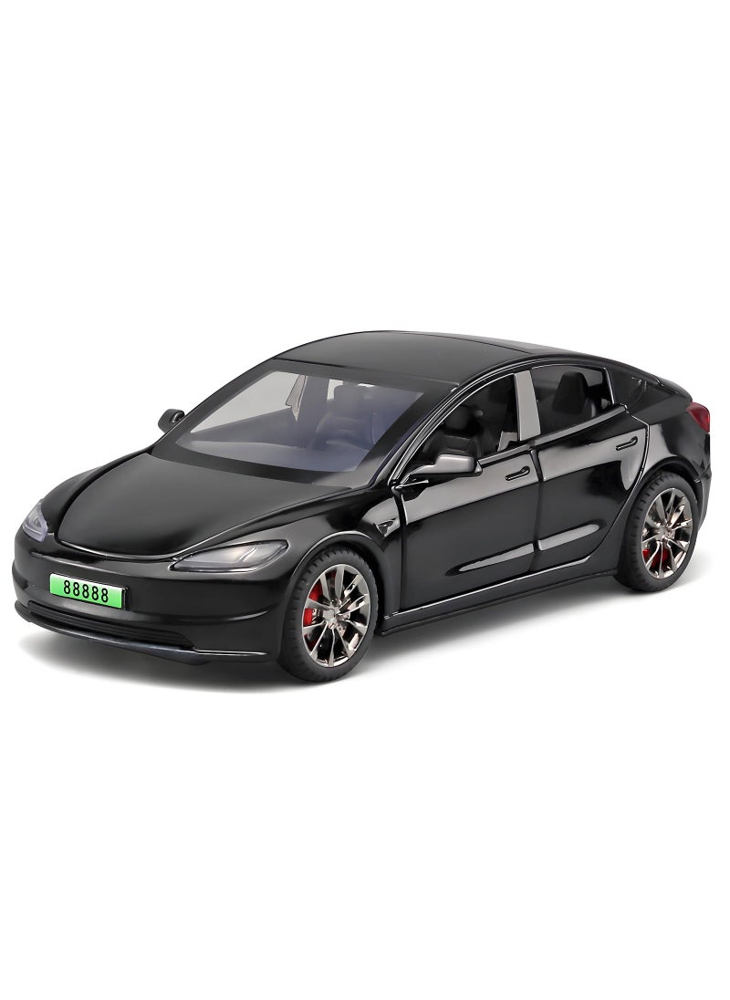1/32 Scale Tesla Model 3 Alloy Car Model Toy black