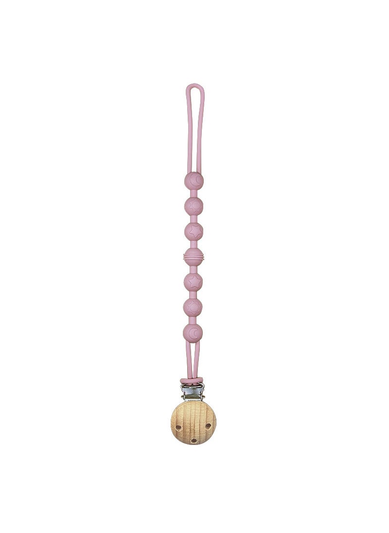 Nordic Style Silicone Baby Pacifier Clip Light purple