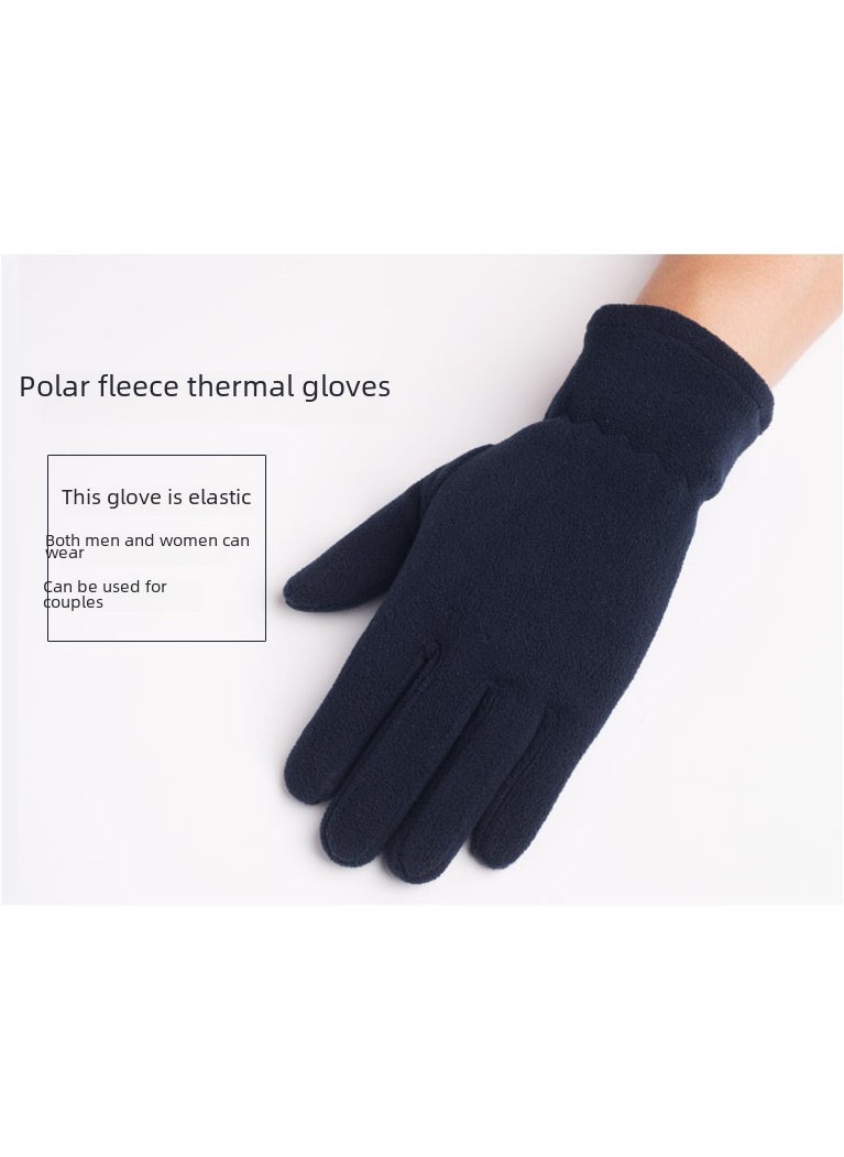 2024 High-Quality Fleece Gloves, 8 Colors, Winter Warmth Light gray