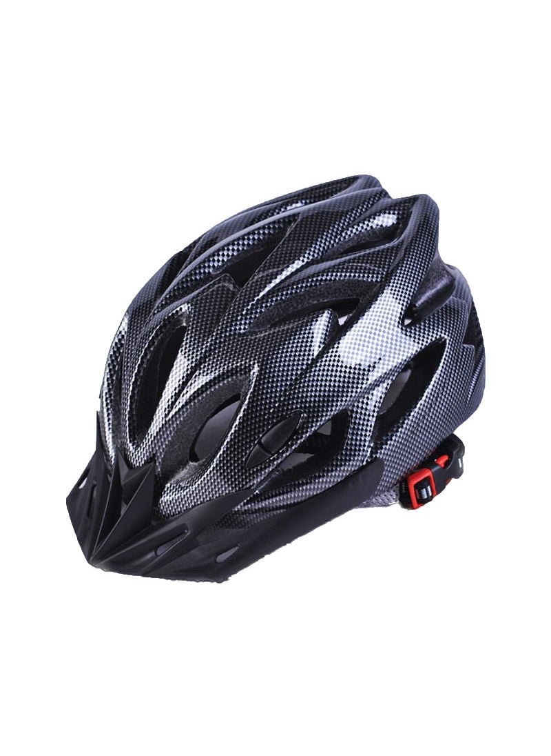 Cycling Helmet for Men Mountain Road Bike Safety Gear Carbon fiber Black