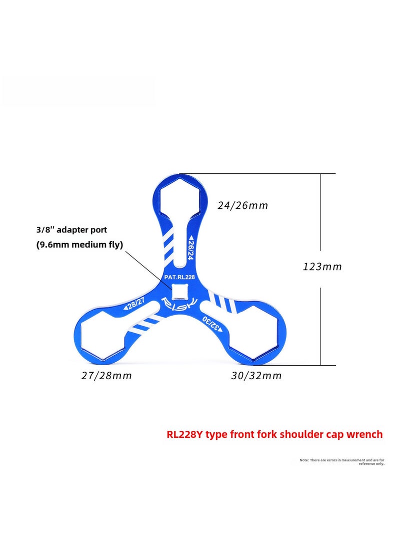 1 x 5 pcs RISK Bike Fork Cap Wrench Shock Tool for XCM/XCR/XCT/RST Y Shoulder Cover Wrench