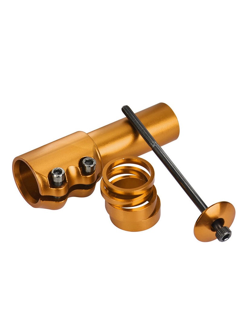 Mountain Bike Fork Stem Riser Extender Cycling Accessory Gold Heater
