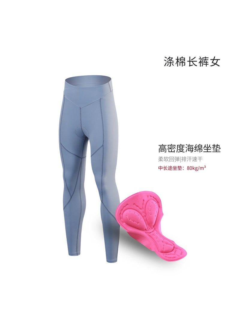 XINTOWN Womens Cycling Pants for Summer and Spring blue gray