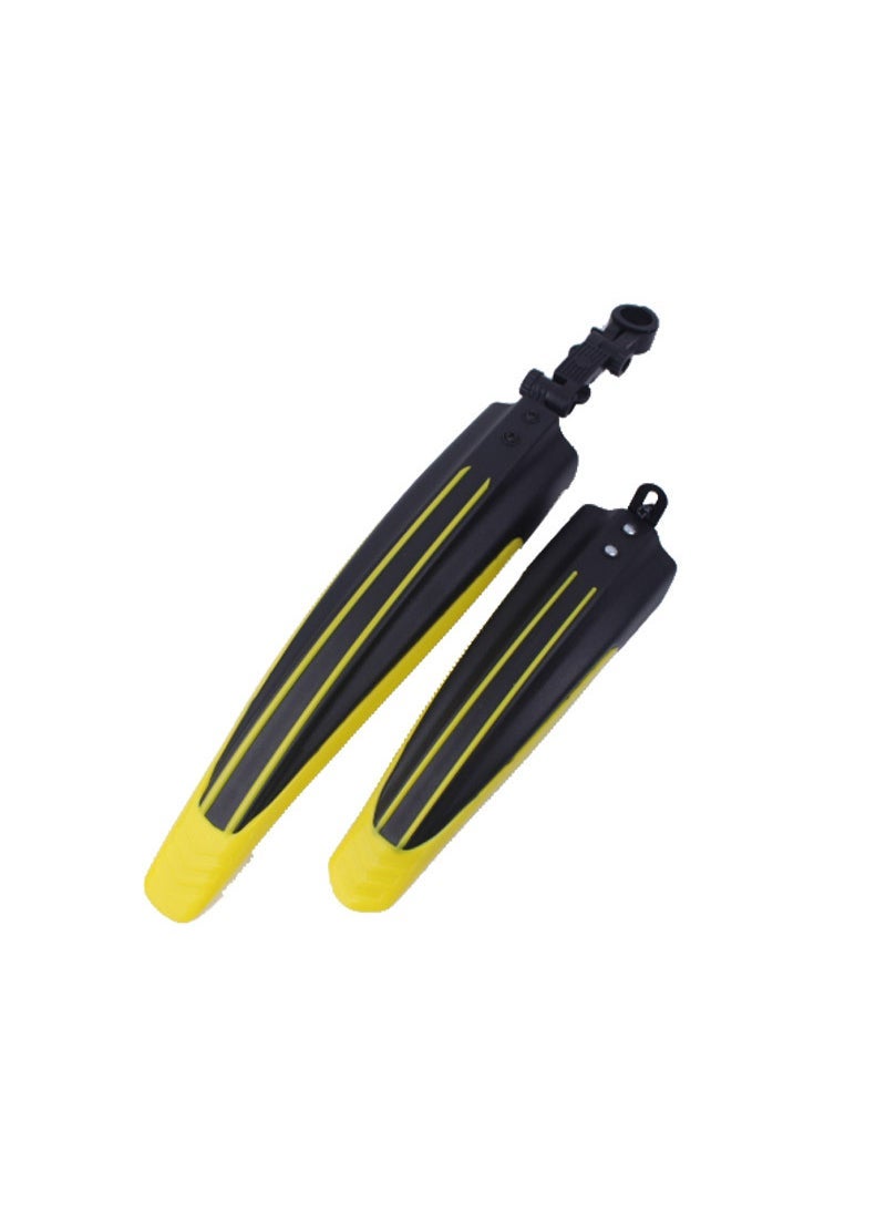 Mountain bike mudguard bicycle mudguard mud removal tile wholesale plastic color mountain bike mudguard Black beige