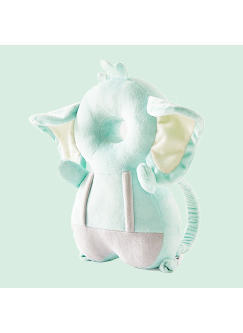 Baby toddler headrest baby walking anti-fall pillow breathable head protection pad new strap series wholesale Elephant (excluding transverse fixing Belt)