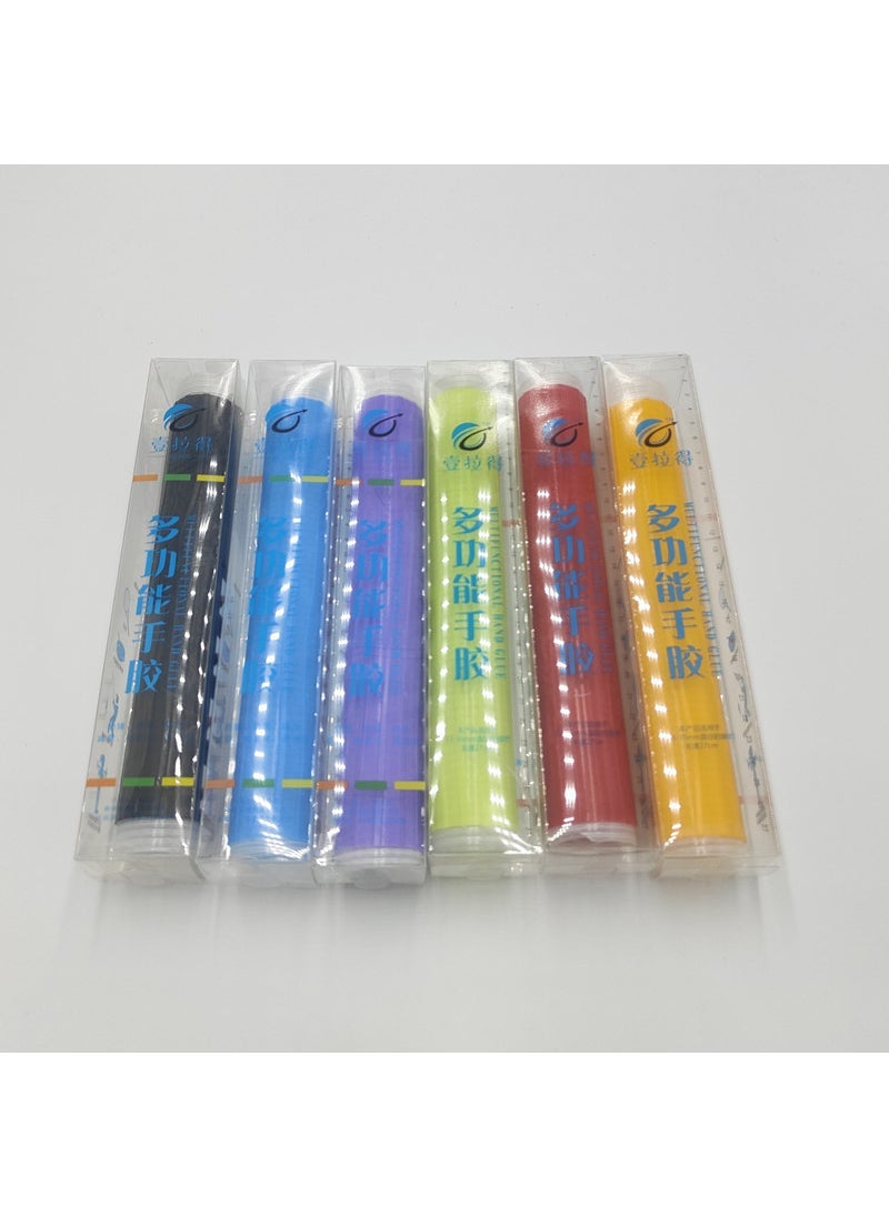 Extended Fishing Rod Silicone Grip Sleeve Non-Slip Ordinary 5-color mixed hair