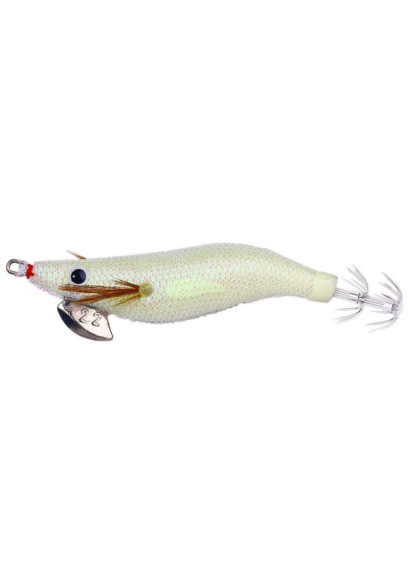Luminous wooden shrimp fake bait fake bait 2.2# shrimp fake bait simulation wooden shrimp boxed simulation fake bait fishing gear wholesale F