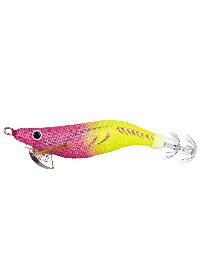 Luminous wooden shrimp fake bait fake bait 2.2# shrimp fake bait simulation wooden shrimp boxed simulation fake bait fishing gear wholesale F