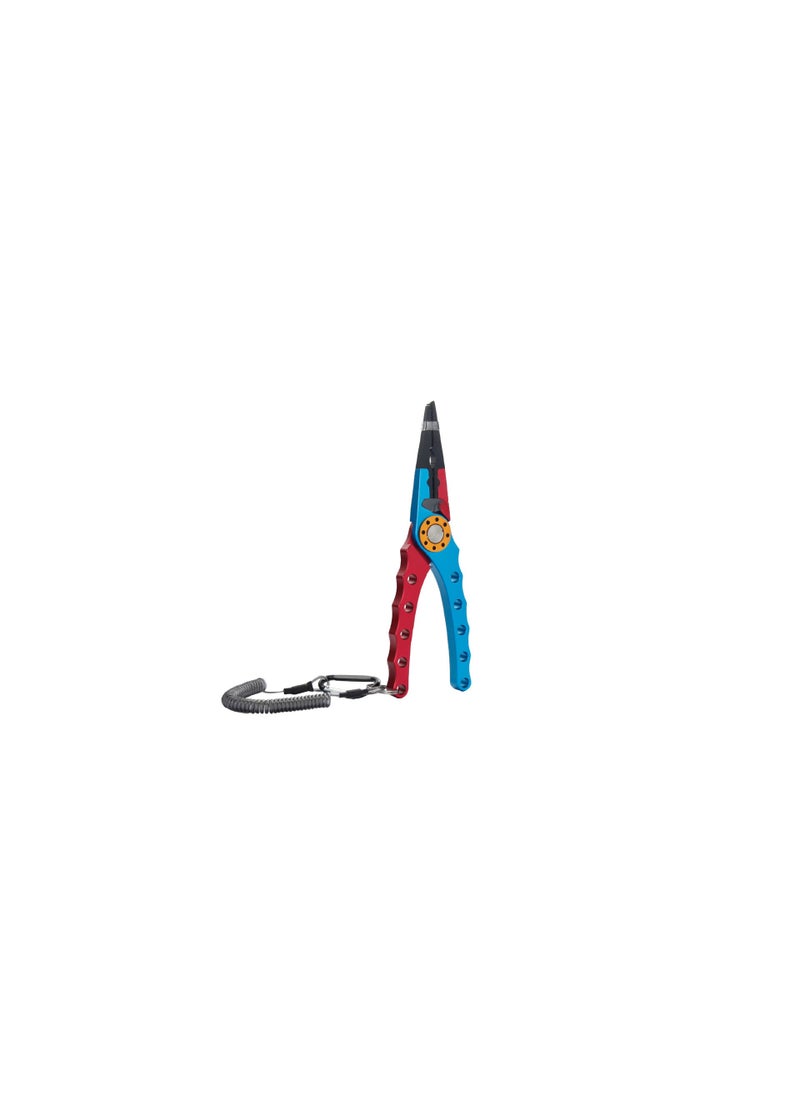 Multi-Function Aluminum Fishing Pliers Blue Red