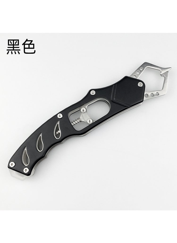 Luminous fish controller anti-rust aluminum alloy fish lip clip anti-break fishing grabber fishing pliers tool spot wholesale Earth Gold