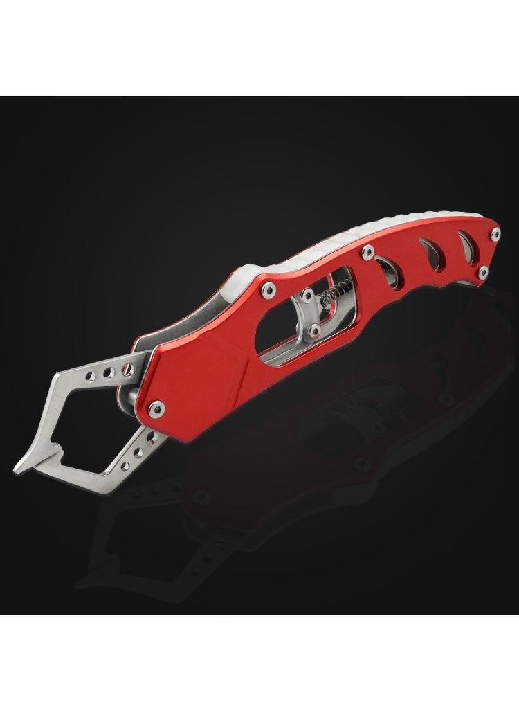 Luminous fish controller anti-rust aluminum alloy fish lip clip anti-break fishing grabber fishing pliers tool spot wholesale Earth Gold