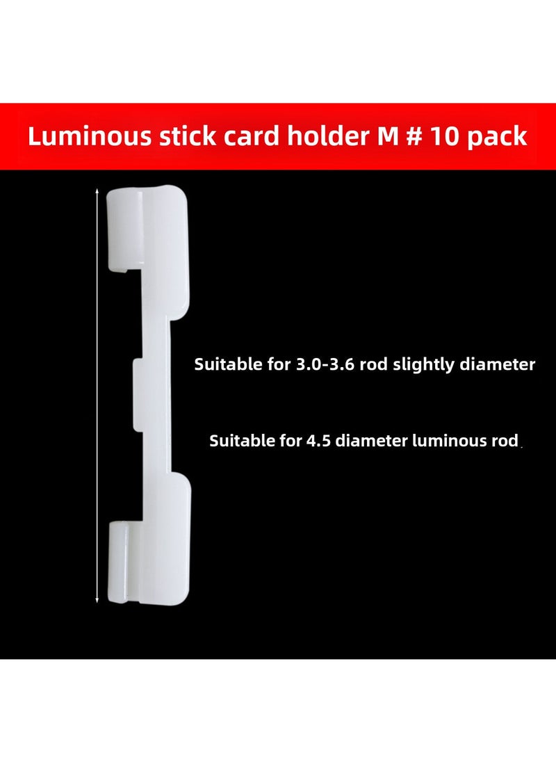 Glow Sticks for Night Fishing 10/20/50 Pack M card holder 10 Pack