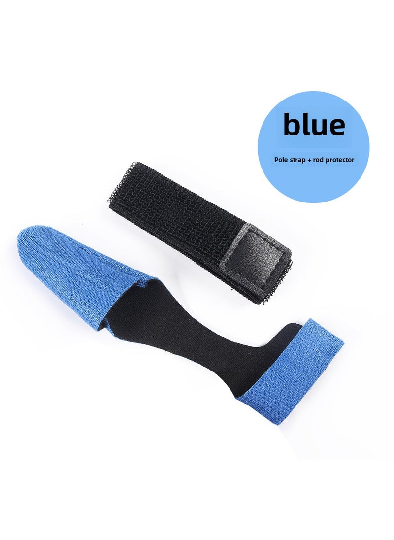 Fishing Rod Bundle Tie  Protector Cover Blue
