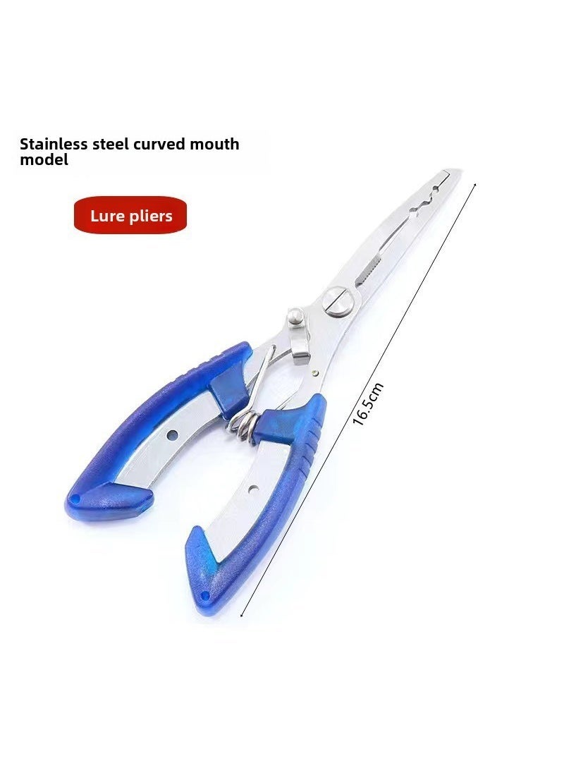 Authentic Fishing Grip with Scale Aluminium Multifunction Tool Lengthened and thickened (Luya pliers)