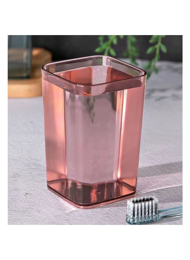 Transparent Plastic Cups for Home Use Pink