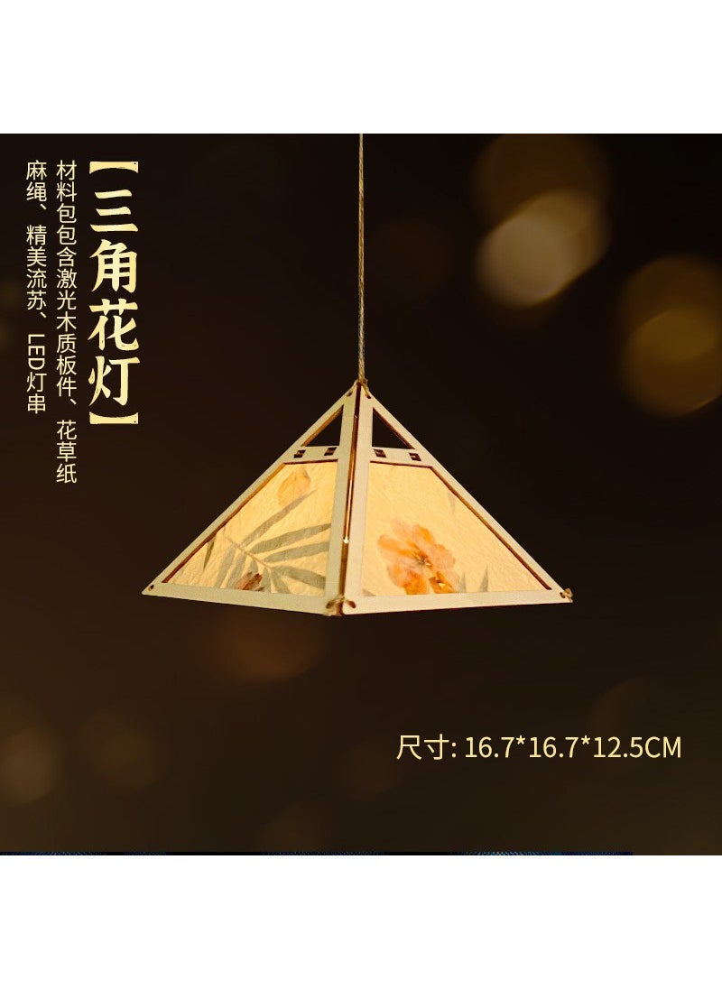 New Year Lantern Children's DIY Handmade Material Bag Lantern Festival Homemade Portable New Year Lantern Dragon Year Lantern Stall