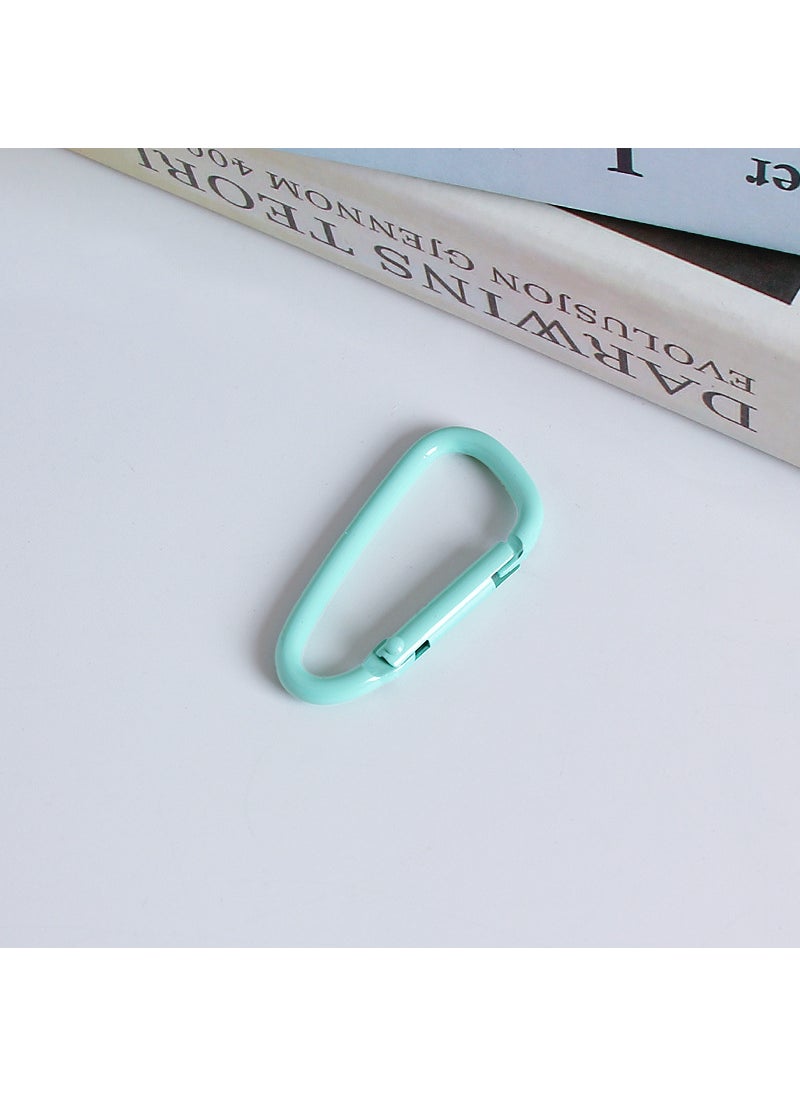 Colorful DIY Jewelry Carabiner Spring Hook for Bags Lake Green