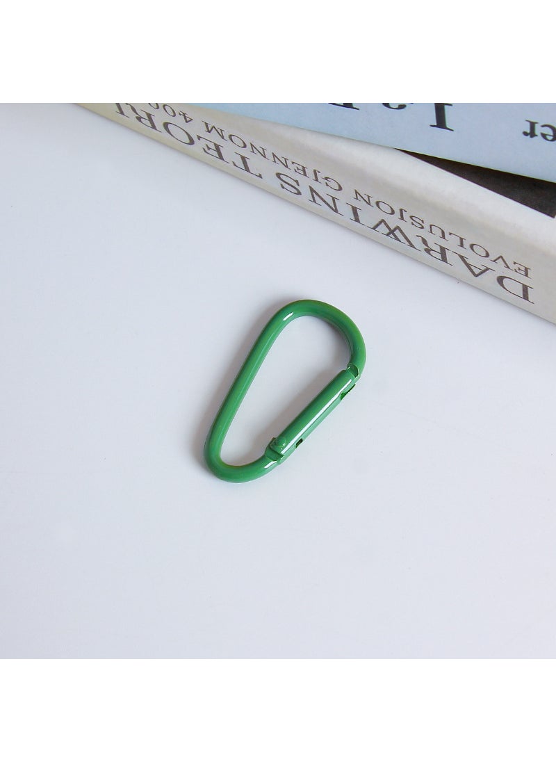 Colorful DIY Jewelry Carabiner Spring Hook for Bags Green