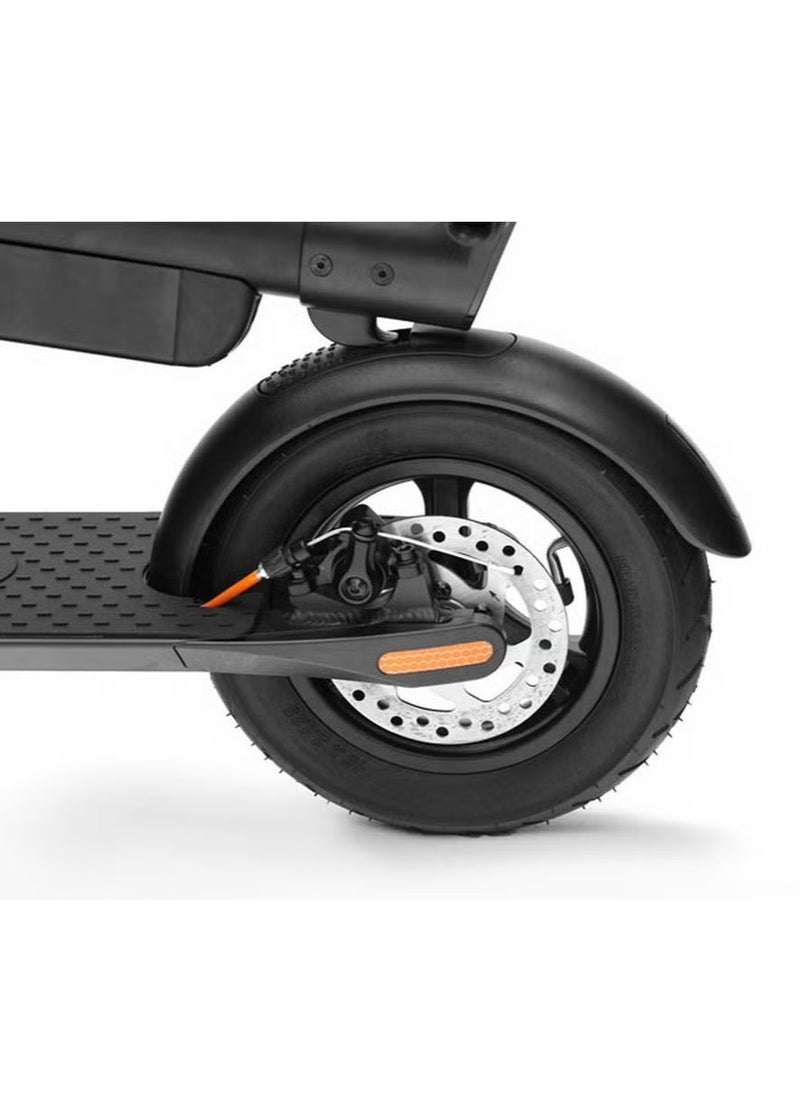 HX Pro Electric Scooter: 350W Motor, 33KM/H Max Speed, 30-40KM Range, 100Kg Load Capacity, LED Light, 10-Inch Vacuum Tires, IPX4 Waterproof, Detachable 36V 10Ah Battery