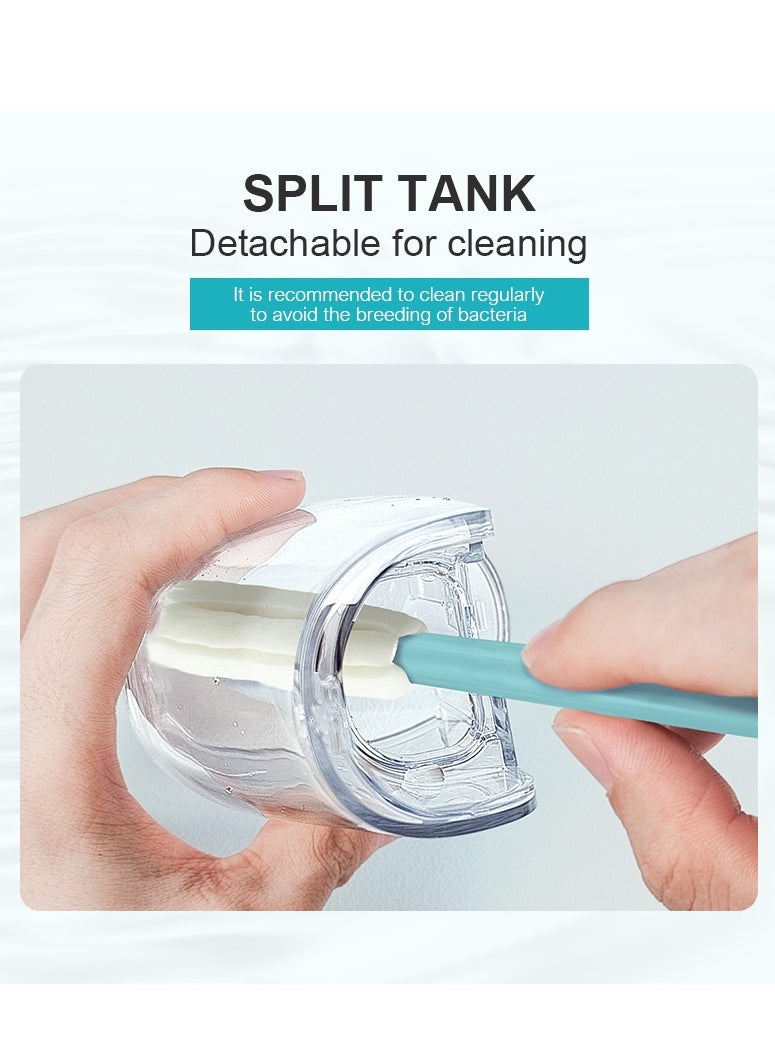 Portable Water Dental Flosser For Teeth Cleaning Dental Oral Irrigator With 4 Modes Scalable 4 Jet Nozzles IPX7 Water Resistance 300ML