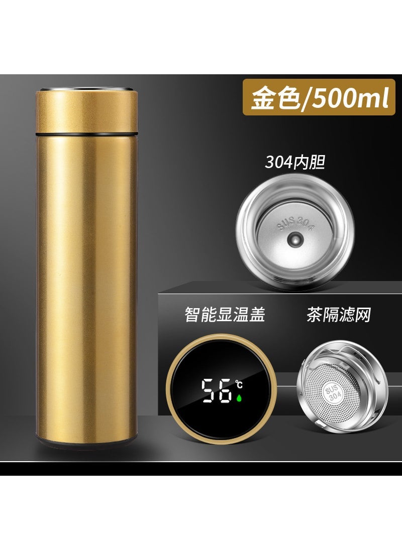304 Stainless Steel Smart Insulated Cup with Temperature Display Smart gold